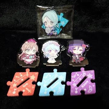 뱅드림 이어지는 쁘띠 아크릴 스탠드 4개 세트