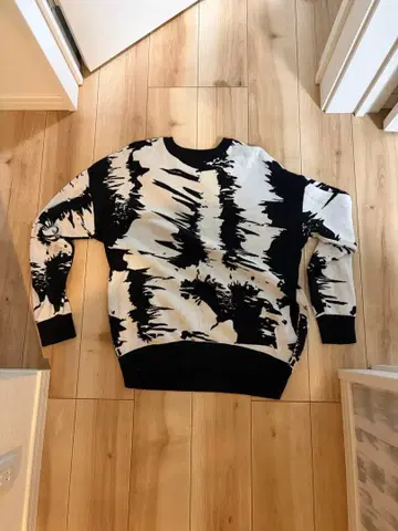 ZARA XL 타이 다이 니트 스웨터