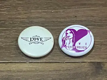 러브 사이케델리코 캔뱃지 2개 세트 라이징 선 RISINGSUN