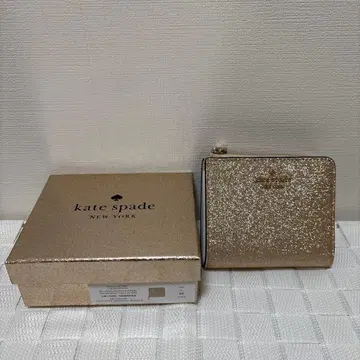 미사용 새상품 케이트 스페이드 스몰 글리터 지갑 L 지퍼