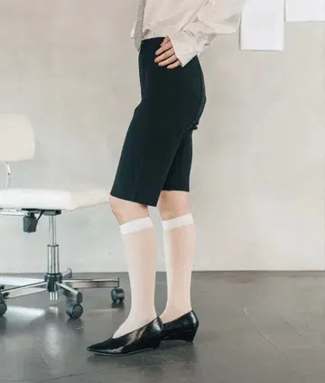 LEPSIM 12게이지 핀턱 바이커 팬츠