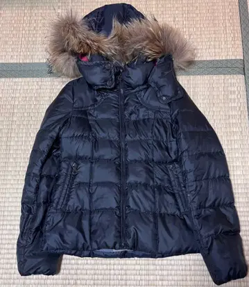 네이비 다운 자켓 퍼 포함