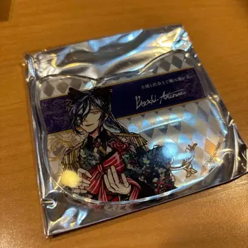 악마고양이 난자 아크릴 코스터 보스키