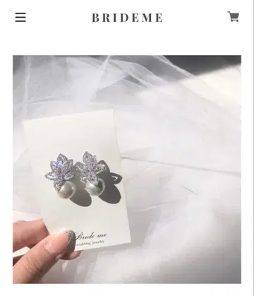 [ ZP-09 ] 큐빅 지르코니아 귀걸이 BRIDEME