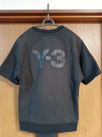 Y-3 다크 그레이 래글런 슬리브 셔츠 S