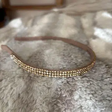 acca 머리띠 골드 새상품급