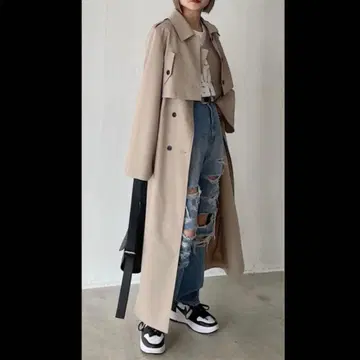 페이지 보이 PAGEBOY 멀티 WAY 트렌치코트 베이지 택 포함 새상품