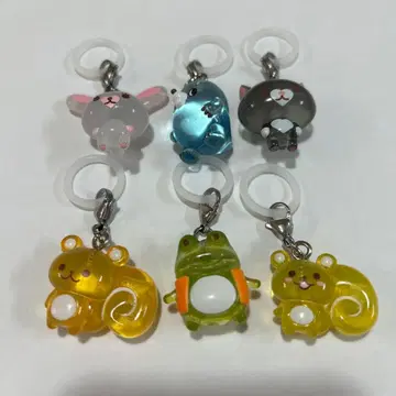 토끼 모피 메지루시 액세서리 컴플리트