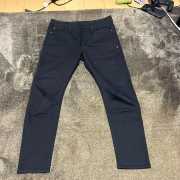 지스타 로우 블랙 데님 슬림 핏