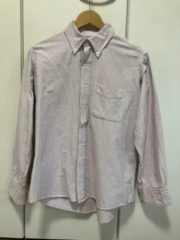 THE BAGGY 버튼다운 셔츠 M 사이즈 스트라이프