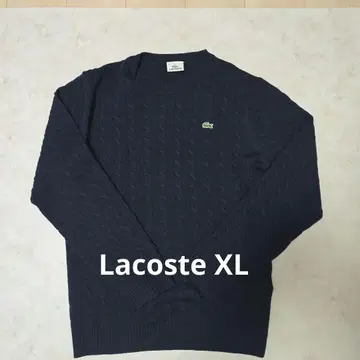 Lacoste 케이블 니트 XL 네이비