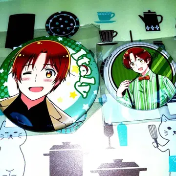 헤타리아 World Stars 캔뱃지 세트