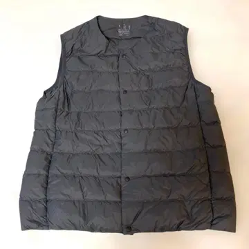무인양품 이너 다운 다운 베스트 남성용 XL 사이즈 다크 그레이