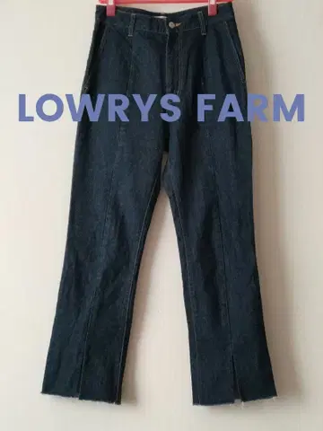 LOWRYS FARM 로리즈팜 슬릿 데님 팬츠