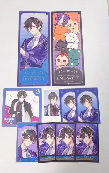 사계절 나기 아키라 폴라로이드 티켓풍 카드 코스터