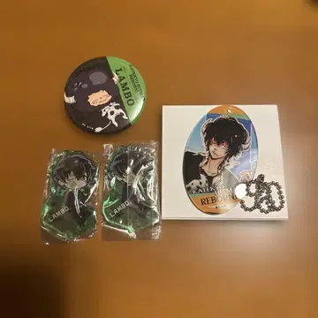 가정교사 히트맨 REBORN 람보 아크릴 키링 & 캔뱃지 세트