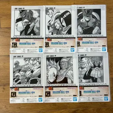 제일복권 드래곤볼 40th 그 두 번째 코믹스 클리어 파일 세트 6개