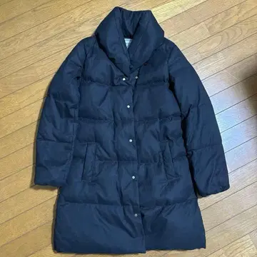 미국산 덕 다운 650 필파워 블랙 롱 다운 자켓