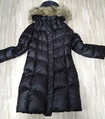 유니클로 후드 부착 롱 다운 자켓 L 울트라 웜