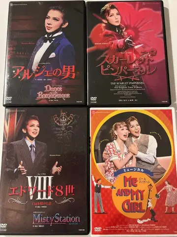 키리야 히로무 다카라즈카 월조 DVD 4점 세트