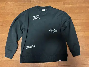 Dickies 디키즈 랜덤 로고 속기모 맨투맨 블랙 M