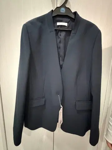 노칼라 재킷 네이비 XL