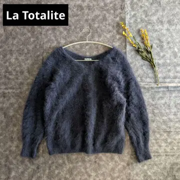 La TOTALITE 헤어리 V넥 풀오버