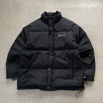 PIKO 피코 다운 자켓 로고 블랙