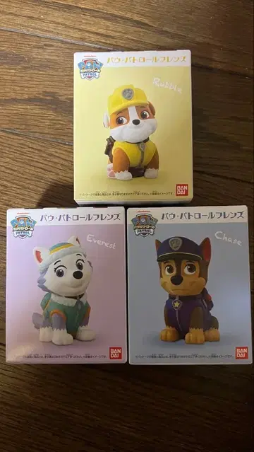 파우 패트롤 프렌즈 피규어 3체 세트