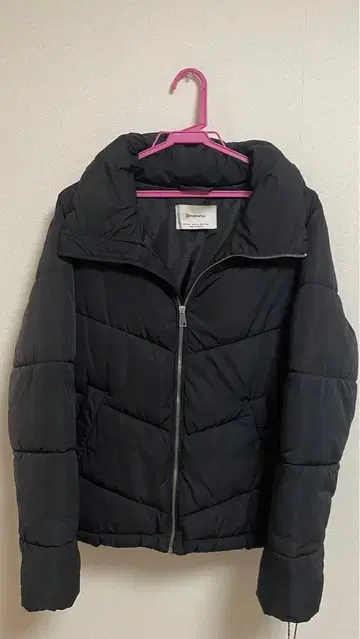 블랙 다운 자켓