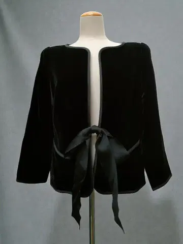 미스아시다 블랙 벨로아 자켓