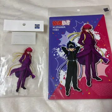 유유백서 쿠라마 아크릴 스탠드 쿠라마&히에이 캐릭터 클리어 케이스