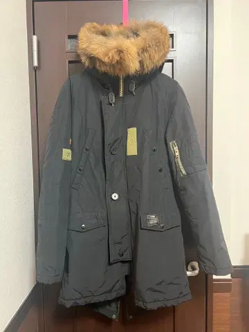 밀리터리 자켓 블랙 퍼 포함