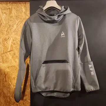 ATHFORM 그레이 후드 부착 후드티 M 사이즈