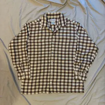 USA제 옴브레 체크 플란넬 셔츠