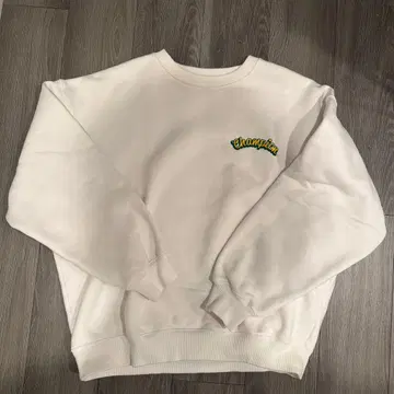 Champion 화이트 맨투맨 L 사이즈