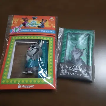 주토피아2 파우버드 러버 마스코트 키링 멀티 케이스