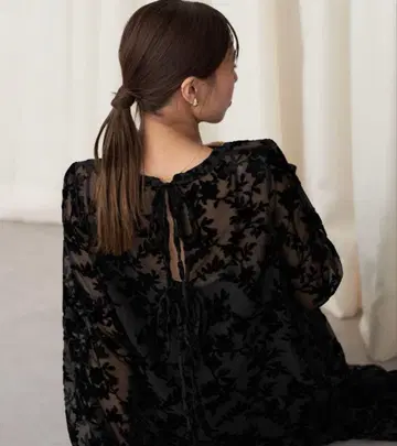 CIAOPANIC 벨로아 플라워 티어드 원피스