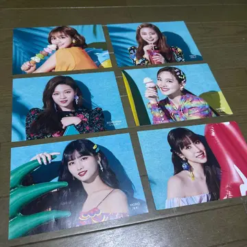 낱개 판매 가능 TWICE 포토 카드 6장