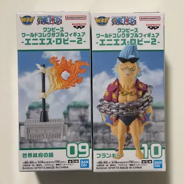 원피스 월드 컬렉션 피규어 에니에스 로비 세계 정부의 깃발 프랭키