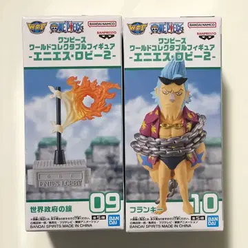 원피스 월드 컬렉션 피규어 에니에스 로비 세계 정부의 깃발 프랭키