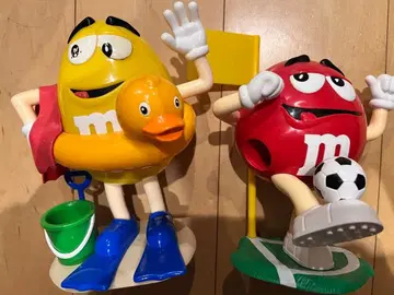 m&m's 엠앤엠즈 초콜릿 디스펜서 피규어 2개 세트