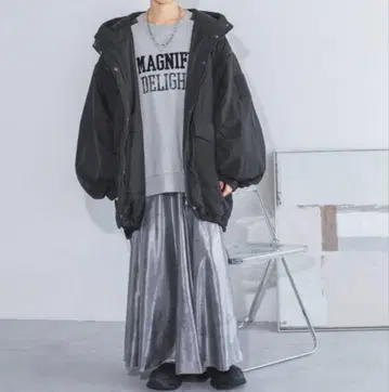 JEANASIS 지나시스 소매 2WAY 몬스터 후드티 코트