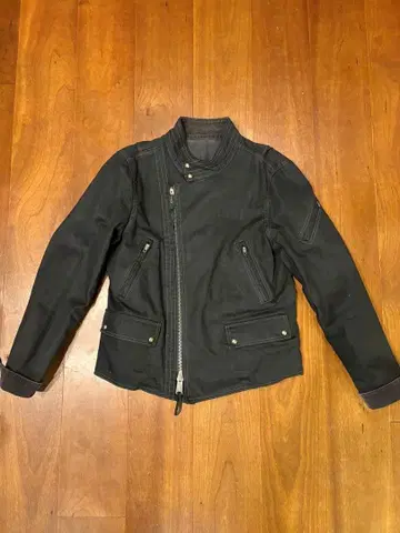 LYNCH HEAVY GAUGE 러버 코팅 라이더 자켓 새상품급