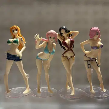 가샤포트레이츠 원피스 피규어 4체 세트