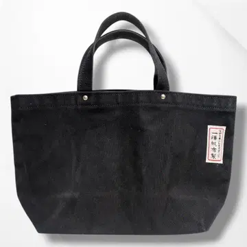 [레어] USED 이치자와 캔버스 토트백 핸드백 캔버스 블랙
