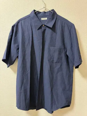 BEAUTY&YOUTH 네이비 반팔 셔츠 XL