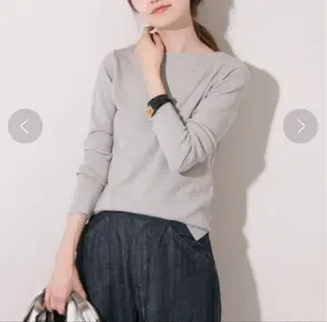 거의 새상품 어반 리서치 이탈리아 울 보트넥 풀오버 니트