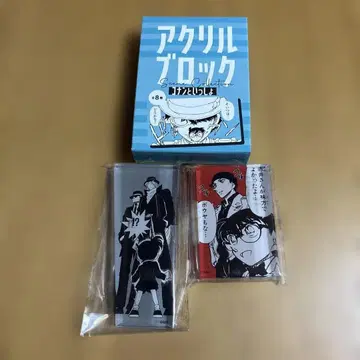 명탐정 코난 아크릴 블록 2개 세트
