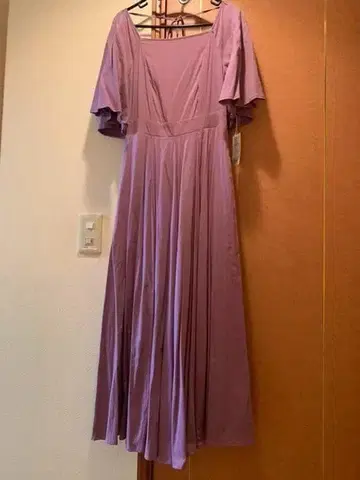 [ 미사용 ] 앙데팡당 퍼플 원피스